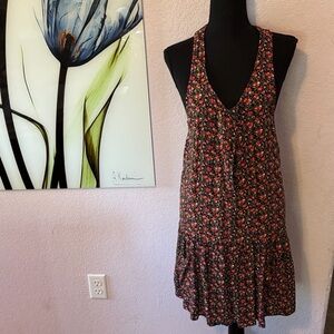 floral dress size large